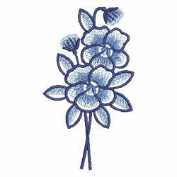 Delft Blue Bloom 10 machine embroidery designs