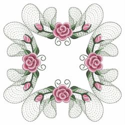 Pearl Roses Quilt 5(Sm) machine embroidery designs