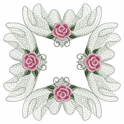 Pearl Roses Quilt 5 03(Lg) machine embroidery designs