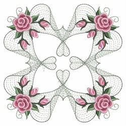 Pearl Roses Quilt 5 04(Lg) machine embroidery designs