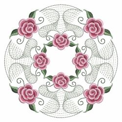 Pearl Roses Quilt 5 06(Md) machine embroidery designs