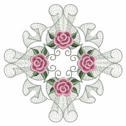 Pearl Roses Quilt 5 08(Md) machine embroidery designs
