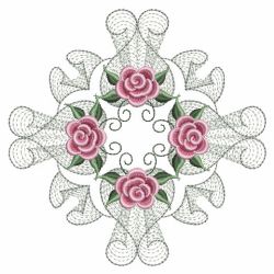 Pearl Roses Quilt 5 08(Sm) machine embroidery designs