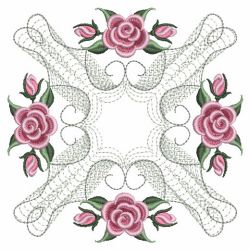 Pearl Roses Quilt 5 09(Sm) machine embroidery designs