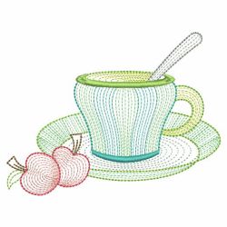 Rippled Tea Time 2 10(Lg) machine embroidery designs