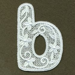 FSL Floral Alphabet Lower Case 02 machine embroidery designs