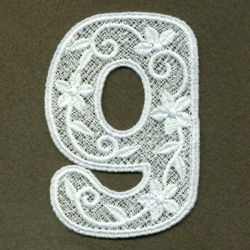 FSL Floral Alphabet Lower Case 07 machine embroidery designs