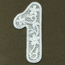 FSL Floral Numbers machine embroidery designs