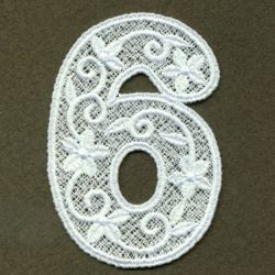 FSL Floral Numbers 06 machine embroidery designs