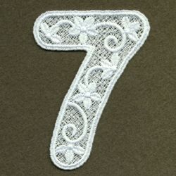 FSL Floral Numbers 07 machine embroidery designs