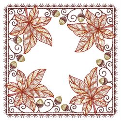 Rippled Autumn Leaves 06(Lg) machine embroidery designs