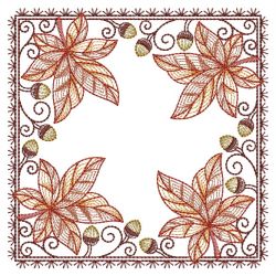 Rippled Autumn Leaves 06(Lg) machine embroidery designs