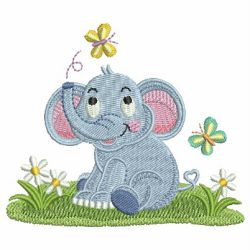 Baby Elephant 03 machine embroidery designs