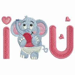 Baby Elephant 05 machine embroidery designs