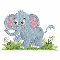 Baby Elephant 07 machine embroidery designs