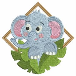 Baby Elephant 08 machine embroidery designs