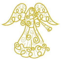 Golden Angels 01(Lg) machine embroidery designs
