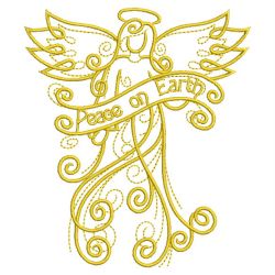 Golden Angels 03(Md) machine embroidery designs