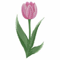 Watercolor Tulips 01(Sm) machine embroidery designs