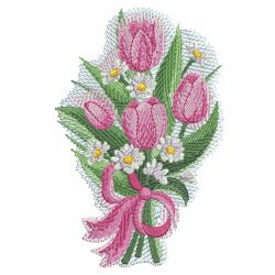 Watercolor Tulips 05(Sm) machine embroidery designs