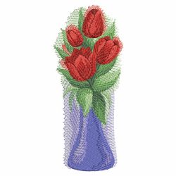 Watercolor Tulips 11(Md) machine embroidery designs