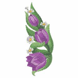 Watercolor Tulips 13(Lg) machine embroidery designs