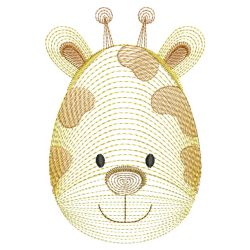 Rippled Baby Animals 03(Md) machine embroidery designs