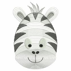 Rippled Baby Animals 04(Lg) machine embroidery designs