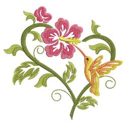 Art Deco Hummingbird 06(Md) machine embroidery designs