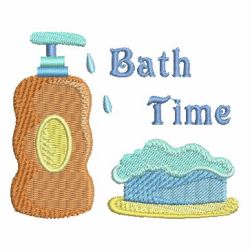 Bathtime machine embroidery designs