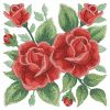 Watercolor Red Roses 11(Sm)
