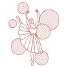 Redwork Ballerina 06(Md)