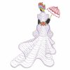 Rippled Victorian Lady Silhouettes 10(Lg)