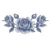 Delft Blue Roses 03(Lg)