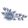 Delft Blue Roses 08(Sm)
