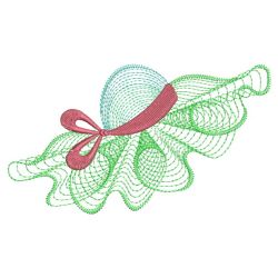 Rippled Fashion Hats 02(Md) machine embroidery designs