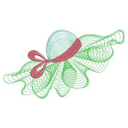 Rippled Fashion Hats 02(Lg) machine embroidery designs