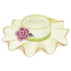 Rippled Fashion Hats 03(Sm) machine embroidery designs