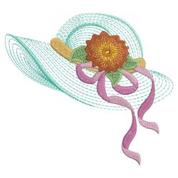Rippled Fashion Hats 10(Md) machine embroidery designs