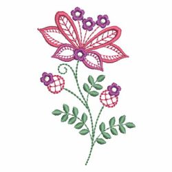 Vintage Jacobean Floral 2 02 machine embroidery designs
