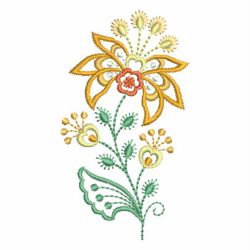 Vintage Jacobean Floral 2 08 machine embroidery designs