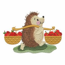 Adorable Hedgehog 2 08 machine embroidery designs