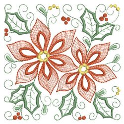 Poinsettia In Bloom 07(Md) machine embroidery designs