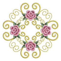 Pearl Roses Quilt 6 07 machine embroidery designs