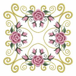 Pearl Roses Quilt 6 08 machine embroidery designs
