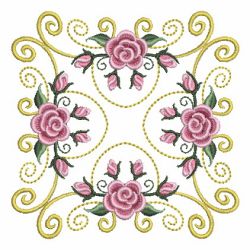 Pearl Roses Quilt 6 08 machine embroidery designs