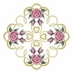 Pearl Roses Quilt 6 09 machine embroidery designs
