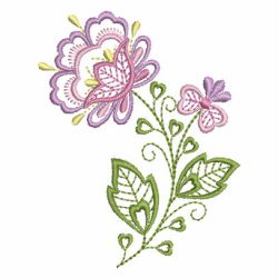 Vintage Jacobean Floral 3 02 machine embroidery designs
