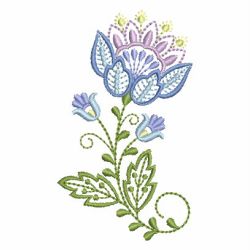 Vintage Jacobean Floral 3 08 machine embroidery designs