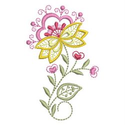 Vintage Jacobean Floral 3 09 machine embroidery designs